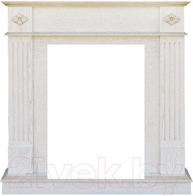 Портал для камина Смолком Brighton STD-ASP (белый ваниль)