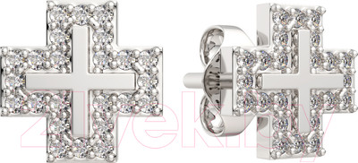 Серьги из серебра ZORKA 0310653.ZZ (с фианитами)