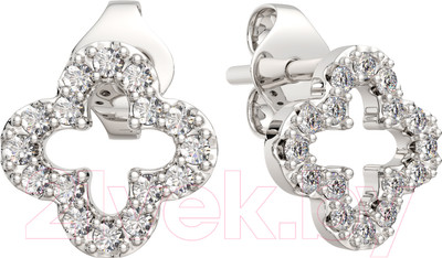 Серьги из серебра ZORKA 0310669.ZZ (с фианитами)