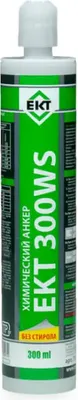 Химический анкер ЕКТ Полиэстер 300WS 2 смесителя / 718621 (300мл)