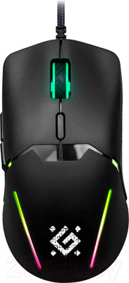 Мышь Defender Longshot GM-533 Rainbow / 52533 (черный)