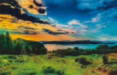 Набор алмазной вышивки Darvish Облака над озером / DV-9516-7