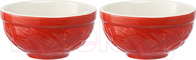 Набор пиал Liberty Jones Birds of Paradise / LJ0000209 (2шт, красный)