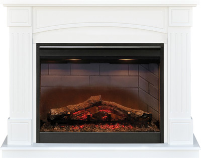 Каминокомплект Смолком Boston MB/JUP/SYM26 DF2608-INT Symphony 26 (бьянко белый)