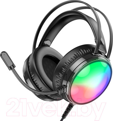 Наушники-гарнитура Borofone BO108 (2м, черный)