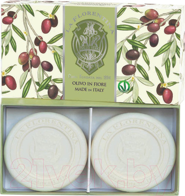 Набор мыла La Florentina Цветы оливы (2x115г)