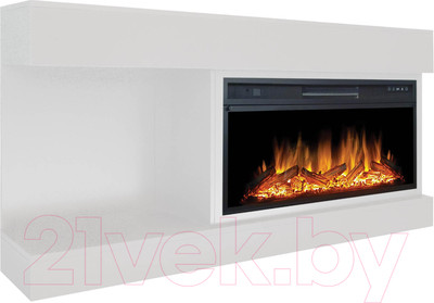 Каминокомплект Смолком Optima V42 Vision 42 LOG LED (бьянко белый)