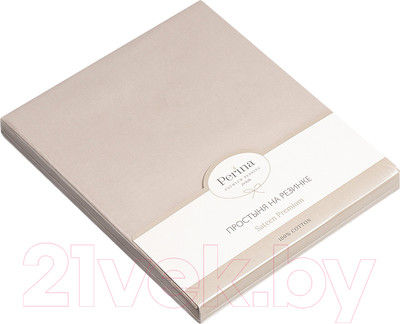 Простыня для малышей Perina На резинке / ПР-160.12 (песочный)