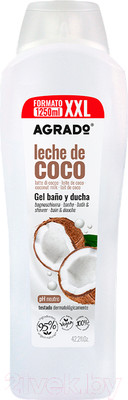 Гель для душа Agrado Bath & Shower Gel Coconut Milk (1.25л)