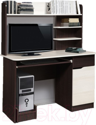 Компьютерный стол Мебель-Класс Лидер МКД-211 (венге/ясень шимо светлый)