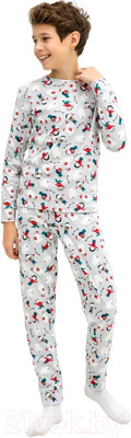 Пижама детская Mark Formelle 563326 (р.104-56, персонажи на сером)