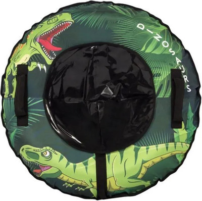 Тюбинг-ватрушка Snowstorm BZ-90 Dinosaurs / W112876 (90см, зеленый/черный)