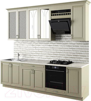 Кухонный гарнитур Молодечномебель Злата 2600 (эмаль)