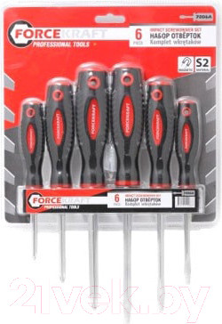 Набор отверток ForceKraft FK-7006A