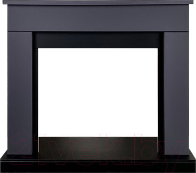 Портал для камина Смолком Detroit MB/JUP/SYM26 (серый графит/черный)