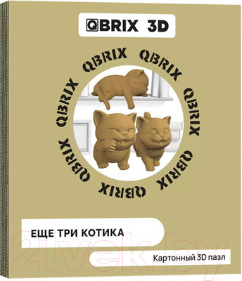 Конструктор QBRIX Еще три котика 20030
