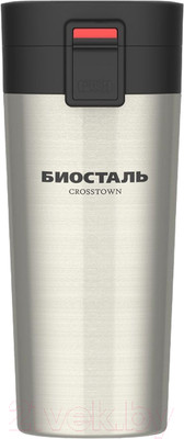 Термокружка Биосталь Crosstown NMТ (400мл, стальной)