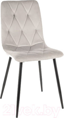 Стул Signal Tom Velvet (Bluvel 03 светло-серый/черный)