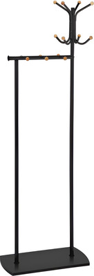 Вешалка для одежды Signal Simon (черный/бук)