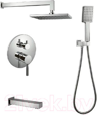 Душевая система со смесителем Ekko EM7103