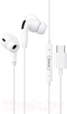 Наушники-гарнитура Hoco M83 Type-C (белый)