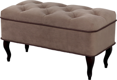 Банкетка Мебельград Стандарт №23 (мора темно-коричневый/орех)