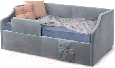 Кровать-тахта Мебельград Дрим Стандарт (мора серый)