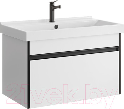 Тумба с умывальником Aqwella Urban / URB0108W (белый)
