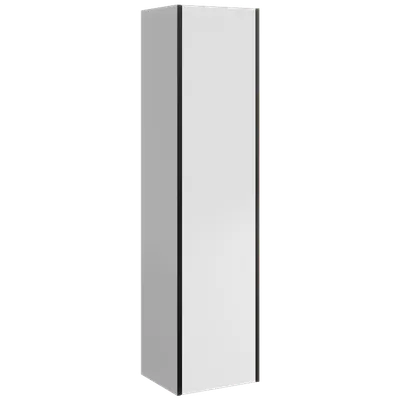 Шкаф-полупенал для ванной Aqwella Urban / URB0535W (белый)
