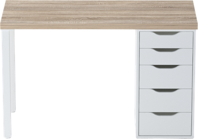 Письменный стол Mio Tesoro Ингар 1/5T (дуб беленый)
