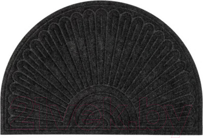 Коврик грязезащитный Multy Home Contours Halfmoon 60x90 / EU5000013 (антрацит)