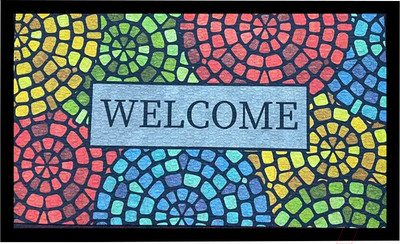 Коврик грязезащитный Multy Home Soft Step Lima 45x75 / SH5000651 (разноцветный)