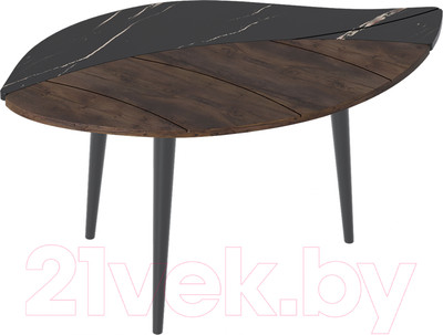 Журнальный столик Мебельград №17 (мрамор FA 9002/таксония)