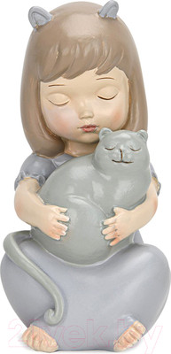 Статуэтка Fissman Девочка с котом 0262