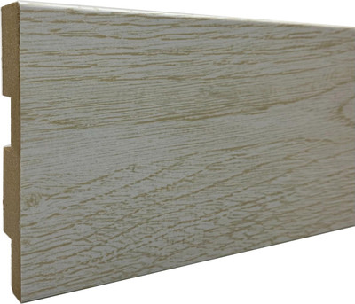 Плинтус WellMaker МДФ НМ-1780 80x16 (беленый)