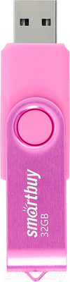 USB flash накопитель SmartBuy Twist Pink 32GB (SB032GB2TWP)