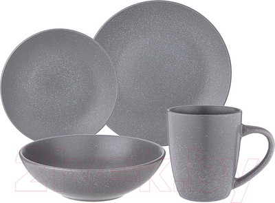 Набор столовой посуды Bronco Moments 577-192 (серый)