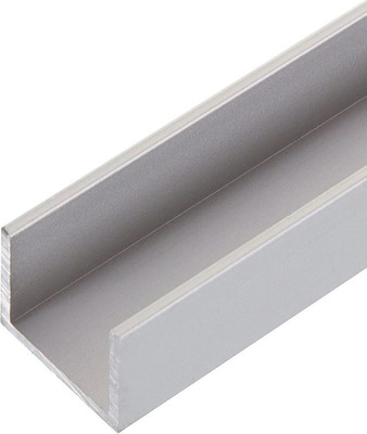 Профиль алюминиевый КТМ-2000 П-образный П101010-2 (2м)