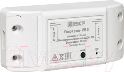 Умное реле EKF Connect Wi-FI 10А / ss-10a-wf