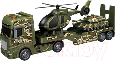 Автовоз игрушечный Givito Милитари Военный транспортер / G235-479