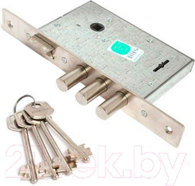 Замок врезной Гардиан 1011-4кл (б/о/н)
