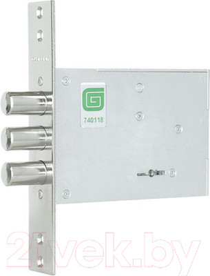 Замок врезной Гардиан 8001 ЗК303Н-01 (4 длинных ключа)