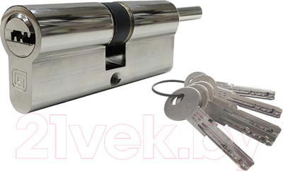Цилиндровый механизм замка Гардиан GB 67(36/31V) Ni (5 ключей)