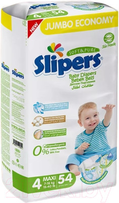 Подгузники детские Slipers Maxi J-204 (54шт)