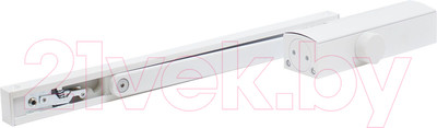 Доводчик с каналом скольжения БУЛАТ Profi ДД 802/3 AH-W (белый)