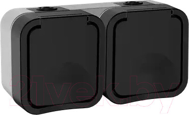 Розетка IEK Tors TS-R26-16-55-G-K53 (графит)