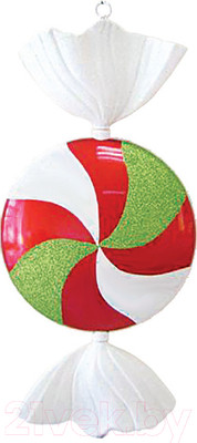 Елочная игрушка Neon-Night Леденец 502-242 (белый/красный/зеленый)