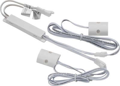 Выключатель для светодиодной ленты AKS Бесконтактный двойной для шкафов (60W, белый)