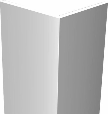 Уголок отделочный КТМ-2000 У1010-2 (алюминий)