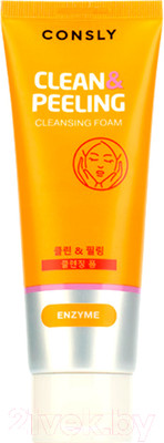 Пенка для умывания Consly Enzyme Cleansing Foam Clean&Peeling Обновляющая с папаином (120мл)